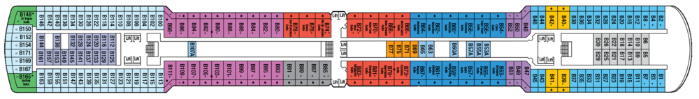 P&O Crusies, Arcadia, Deck 7 - B Deck.png
